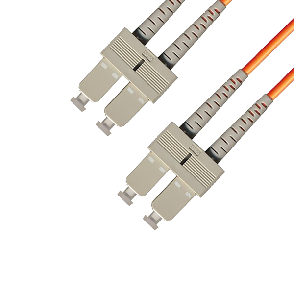 H1034-10M Duplex Multimode Fiber Optic Cable - SC/SC, 62.5/125, OM1, Orange